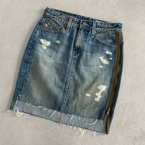 AG-ED DENIM THE ERIN PENCIL SKIRT - Picture 3 of 8